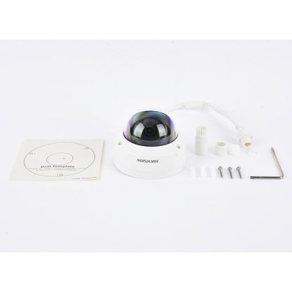 Cámara de vigilancia HIKVISION DS-2CD1143G0-I(C), Lente 2.8 mm, WDR 120 dB, IP67, Antivandálica