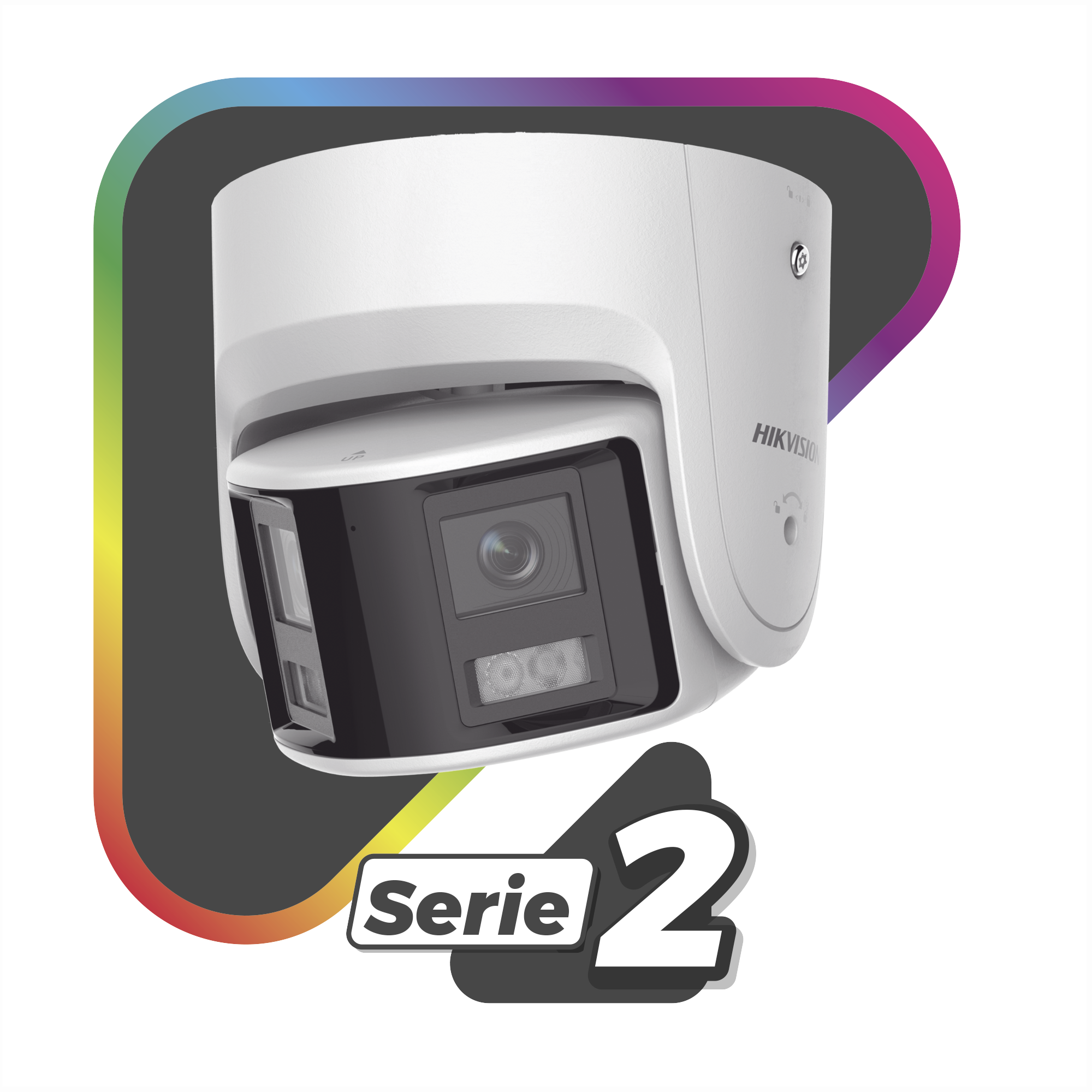 Cámara de vigilancia HIKVISION DS-2CD2347G2P-LSU/SL(C), Panorámica, Imagen a Color 24/7,  IP67, Alarma Audible