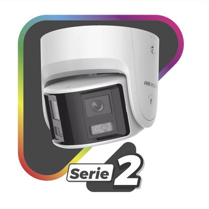 Cámara de vigilancia HIKVISION DS-2CD2347G2P-LSU/SL(C), Panorámica, Imagen a Color 24/7,  IP67, Alarma Audible