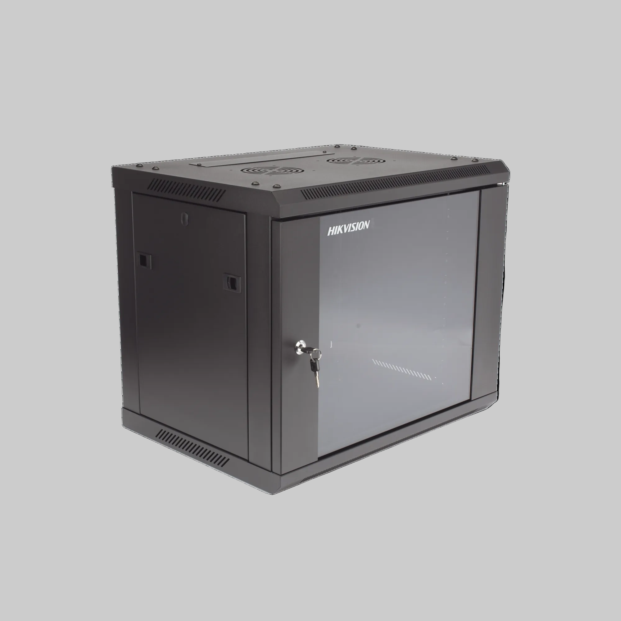 gabinete de acero hikvision para pared con panel lateral desmontable y estructura robusta para instalación cctv