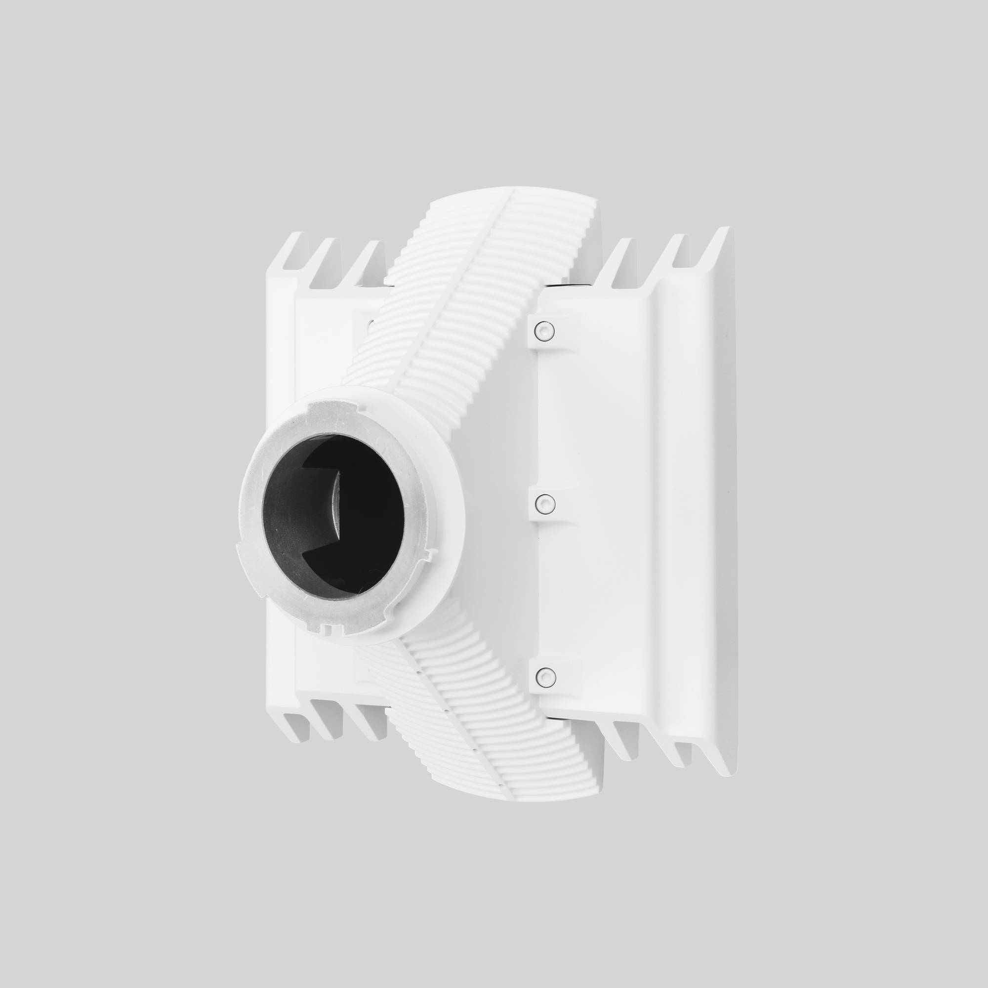 Antena Ubiquiti horn 5GHz diseño compacto sectorial 90 grados con carcasa blanca resistente para exteriores