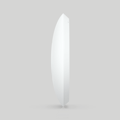 Perfil lateral del access point WiFi 7 U7 Lite Ubiquiti, diseño delgado y discreto para techo o pared