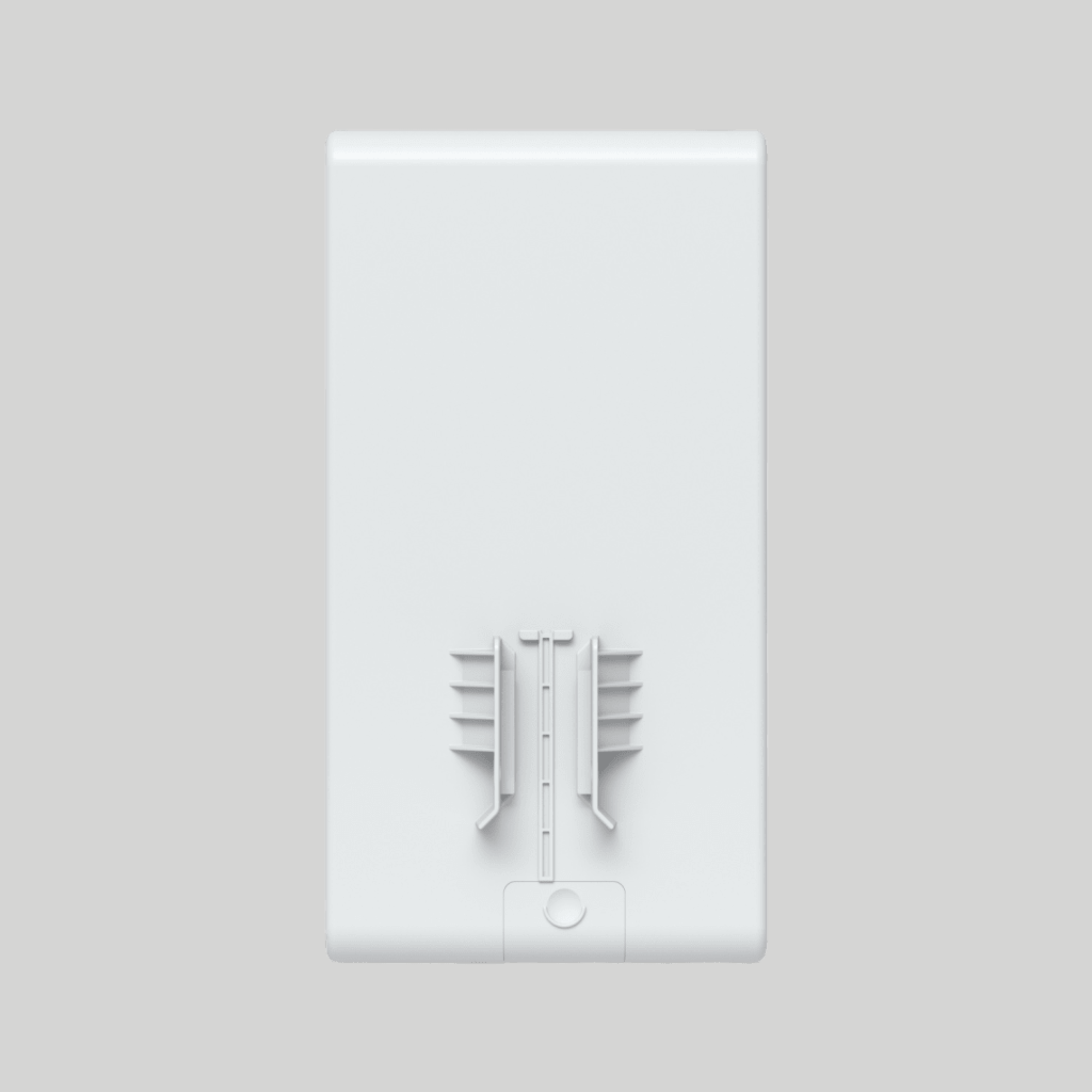Parte trasera del Ubiquiti U6 Mesh Pro con soporte de montaje para instalación profesional en pared
