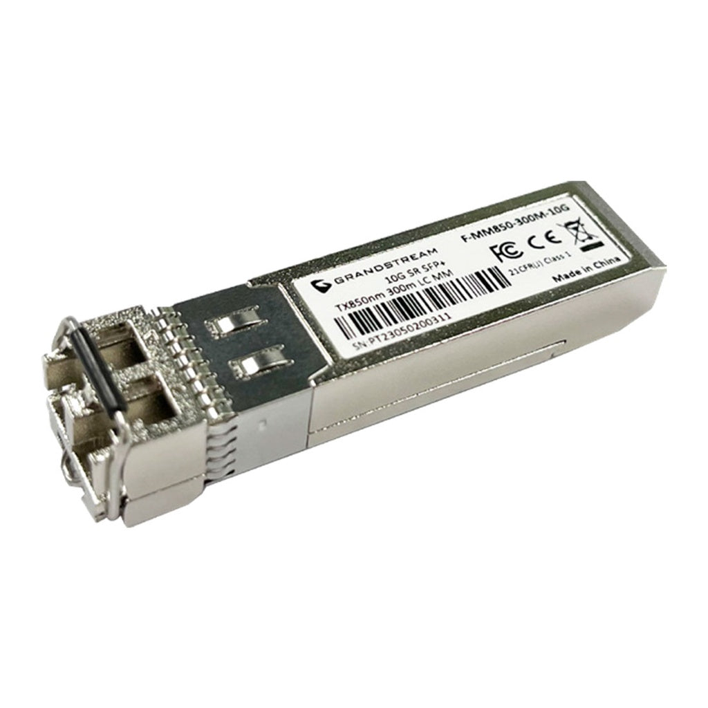 Módulo SFP Grandstream F-MM850-300M-10G, ibra óptica Multi-modo 850nm, Alcance 300m 10Gbps