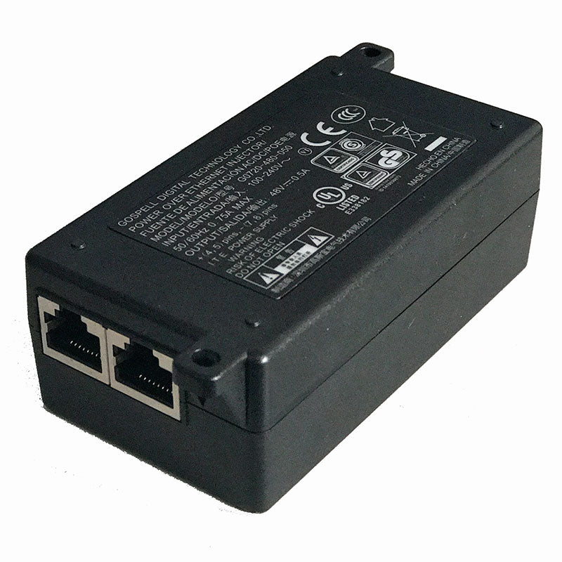 Inyector PoE Grandstream G0720-480-050, GigaPoE, 8VDC 0.5A (24W)