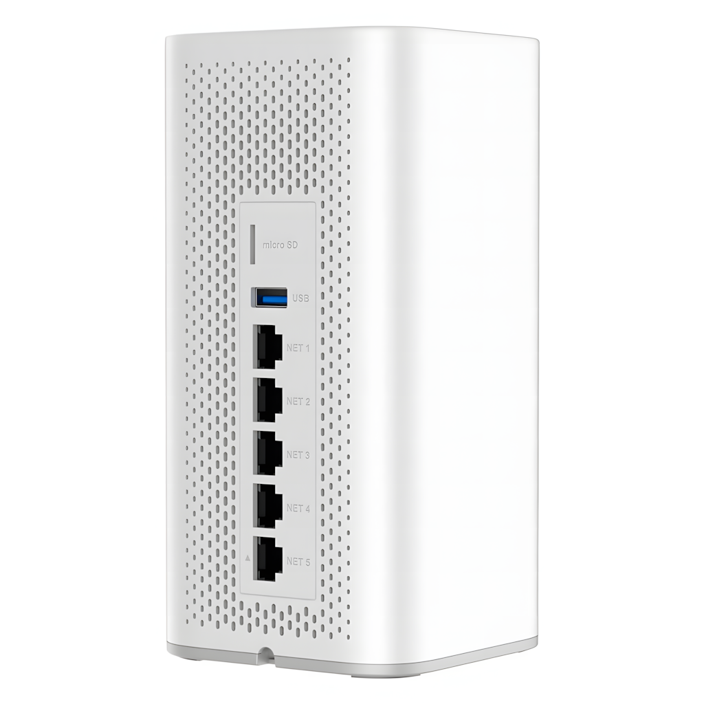 Conmutador Grandstream GCC6010W, 4 En 1, Conmutador IP+Ruteador VPN+Swich+Firewall Wi-Fi 6