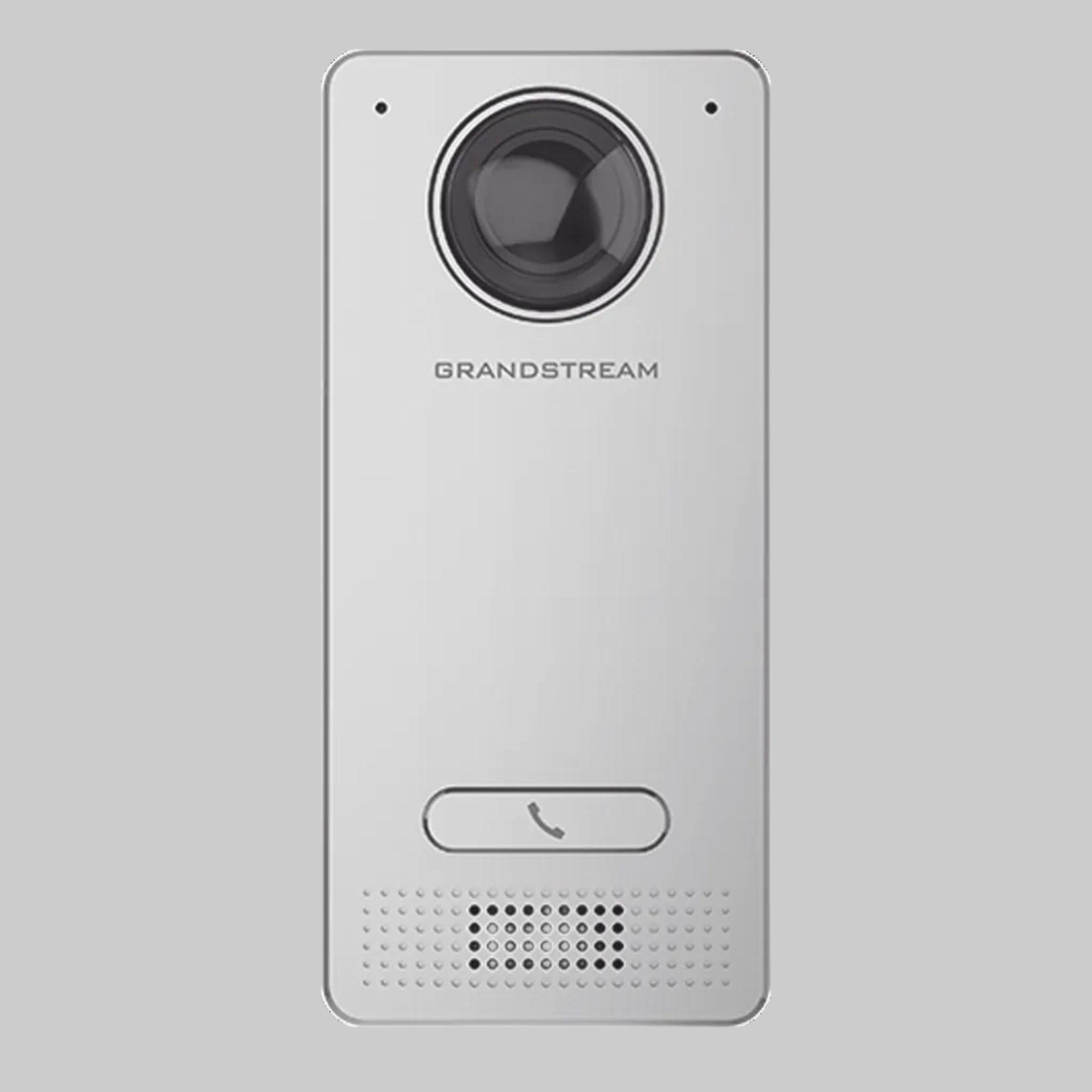 Video portero SIP Grandstream GDS3712 blanco con cámara HD y botón único para control de acceso en oficinas y negocios