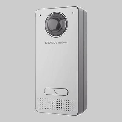 Videoportero IP Grandstream GDS3712 con lente frontal HD y diseño compacto ideal para seguridad en accesos empresariales