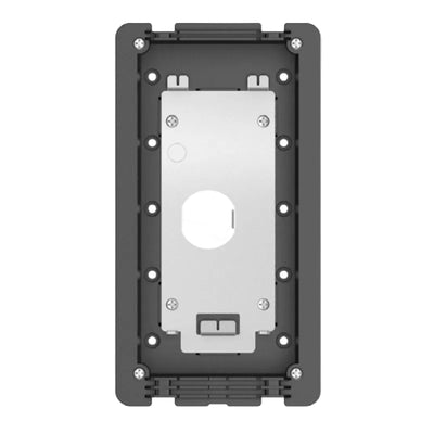 Perfil lateral de caja empotrable GDS37X0 para videoportero IP con estructura metálica para muro