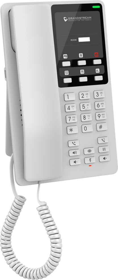 Teléfono Hotelero IP Grandstream GHP620W, Wi-Fi, Blanco, 2 Cuentas SIP y 2 Líneas