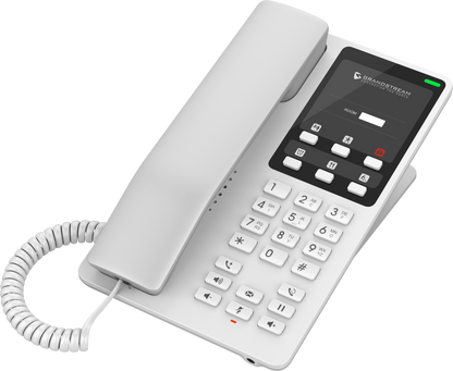 Teléfono Hotelero IP Grandstream GHP620W, Wi-Fi, Blanco, 2 Cuentas SIP y 2 Líneas