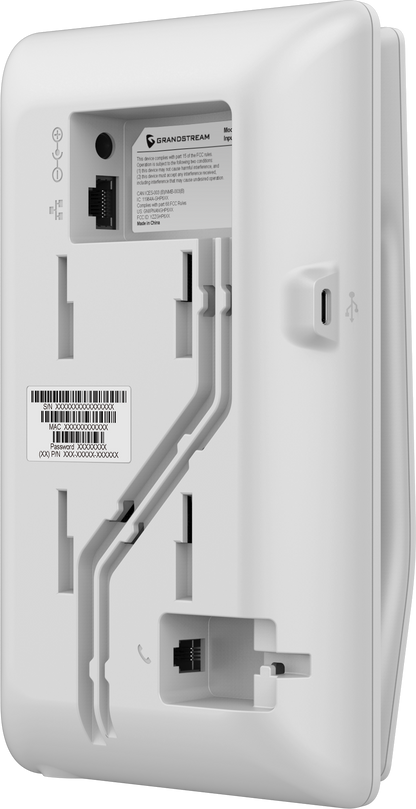 Teléfono Hotelero IP Grandstream GHP620W, Wi-Fi, Blanco, 2 Cuentas SIP y 2 Líneas