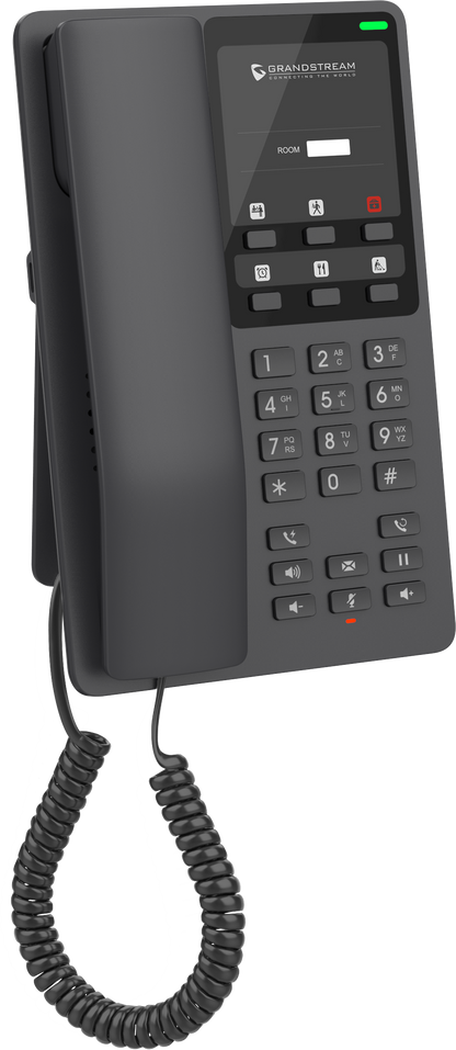 Teléfono Hotelero IP Grandstream GHP621, 2 Cuentas SIP 2 Líneas, PoE No incluye adaptador de corriente