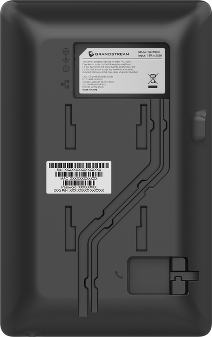 Teléfono Hotelero IP Grandstream GHP621, 2 Cuentas SIP 2 Líneas, PoE No incluye adaptador de corriente