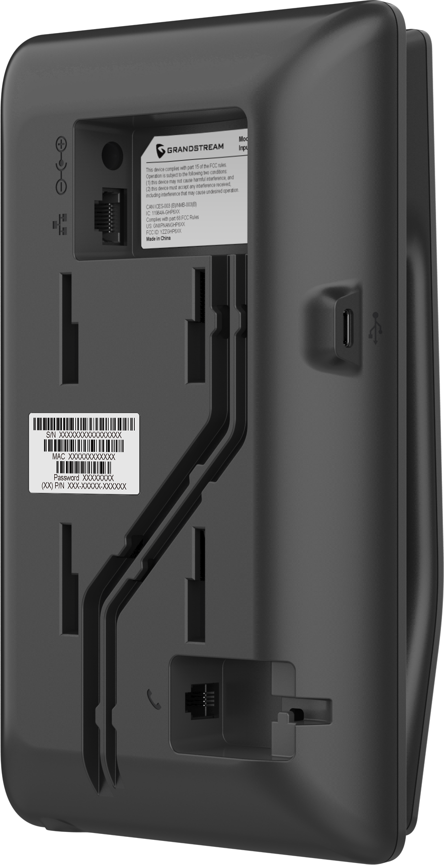 Teléfono Hotelero IP Grandstream GHP621W, Wi-Fi, 2 Cuentas SIP 2 Líneas