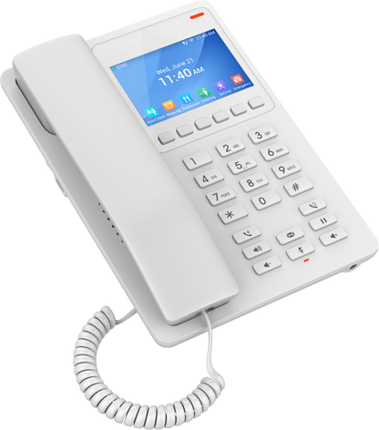 Teléfono Hotelero IP Grandstream GHP630, Blanco, 2 SIP 2 Líneas, PoE