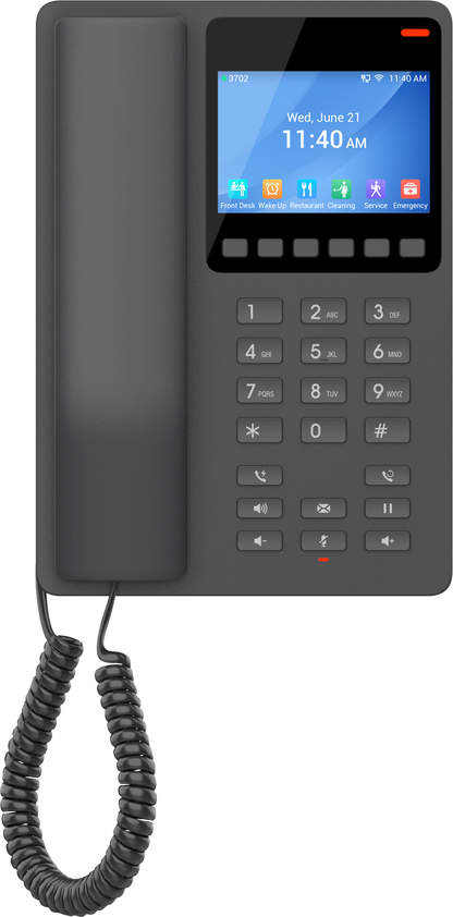 Teléfono Hotelero IP Grandstream GHP631, Blanco, 2 SIP 2 Líneas, PoE