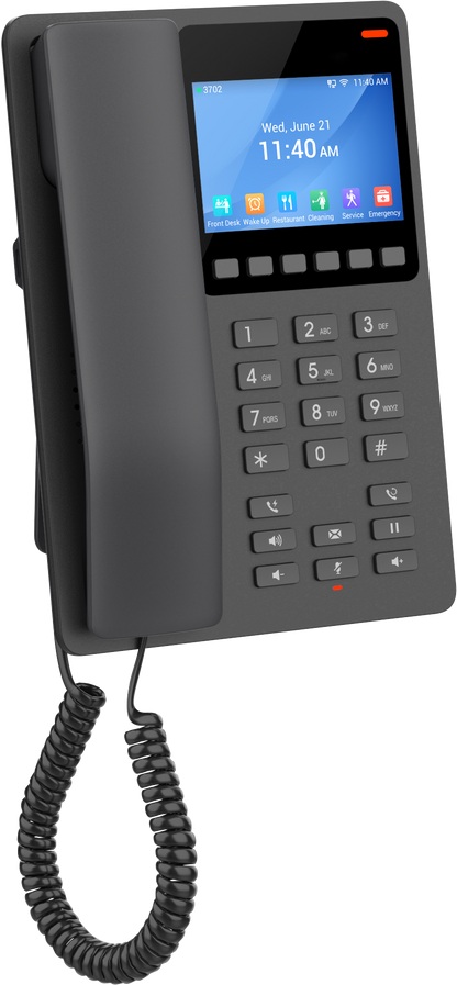 Teléfono Hotelero IP Grandstream GHP631, Blanco, 2 SIP 2 Líneas, PoE