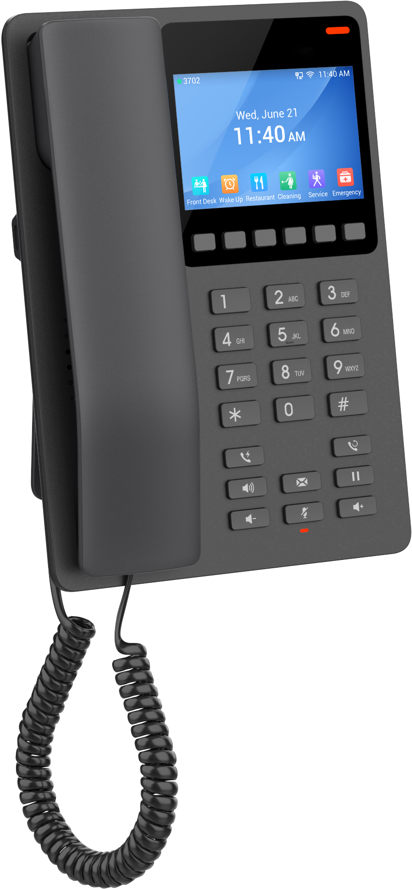 Teléfono Hotelero IP Grandstream GHP631, Blanco, 2 SIP 2 Líneas, PoE