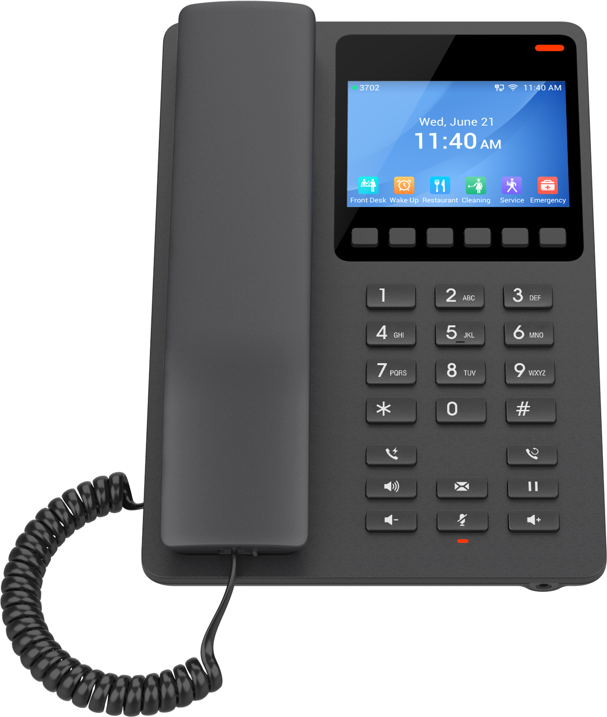Teléfono Hotelero IP Grandstream GHP631, Blanco, 2 SIP 2 Líneas, PoE