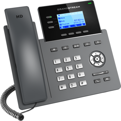 Teléfono IP Grandstream GRP2603, 6 Cuentas Sip, 3 Líneas Incluye adaptador de corriente