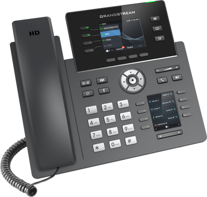 Teléfono IP HD Grandstream GRP2614, Carrier-Grade, 4 Cuentas SIP, Wi-Fi y Bluetooth