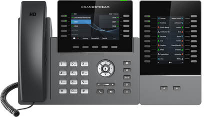 Teléfono IP HD Grandstream GRP2615, 10 Líneas, 5 cuentas SIP, WiFi, Bluetooth