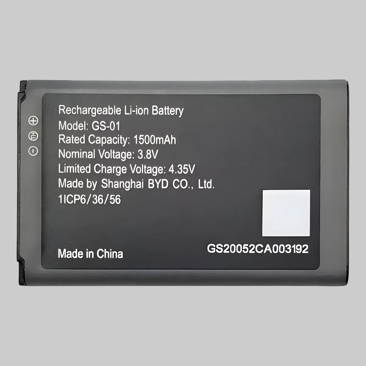 GS-01, Batería Li-ion de 1500mAh para WP810, WP816, WP820, DP725, DP730