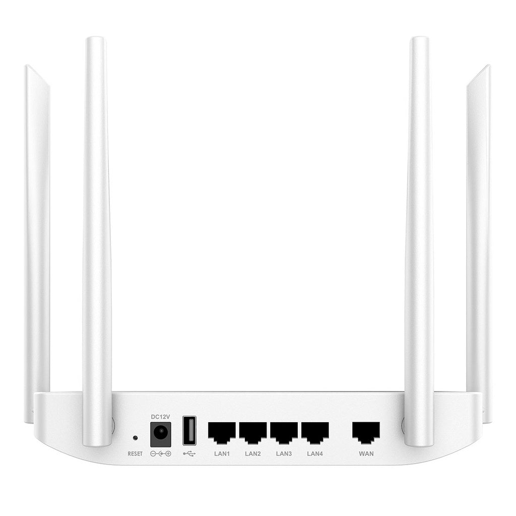 Router Wi-Fi Grandstream GWN7052, 5xGigaEth, MU-MIMO, DualBand 1,27 Gbps, Hasta 100 conexiones, Funciones Mesh, QoS, VPN
