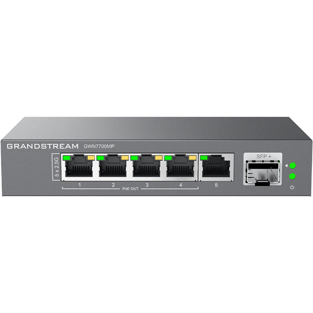 Switch No Administrable Grandstream GWN7700MP, 5 puertos ethernet 100/1000/2500Mbps