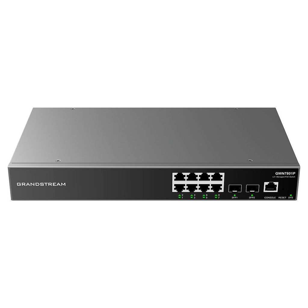 Switch PoE Administrable Grandstream GWN7801P, Capa 2, GigaEth PoE/PoE+