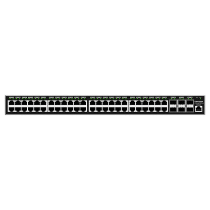 Switch Administrable PoE Grandstream GWN7806P, Capa 2, 48 puertos GigaEth PoE/PoE+ y 6 puertos Giga SFP+