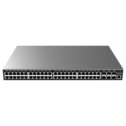 Switch Administrable PoE Grandstream GWN7806P, Capa 2, 48 puertos GigaEth PoE/PoE+ y 6 puertos Giga SFP+