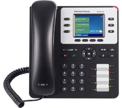 Teléfono IP HD Grandstream GXP2130,  3 SIP/Líneas, PoE, GigaEth, Bluetooth