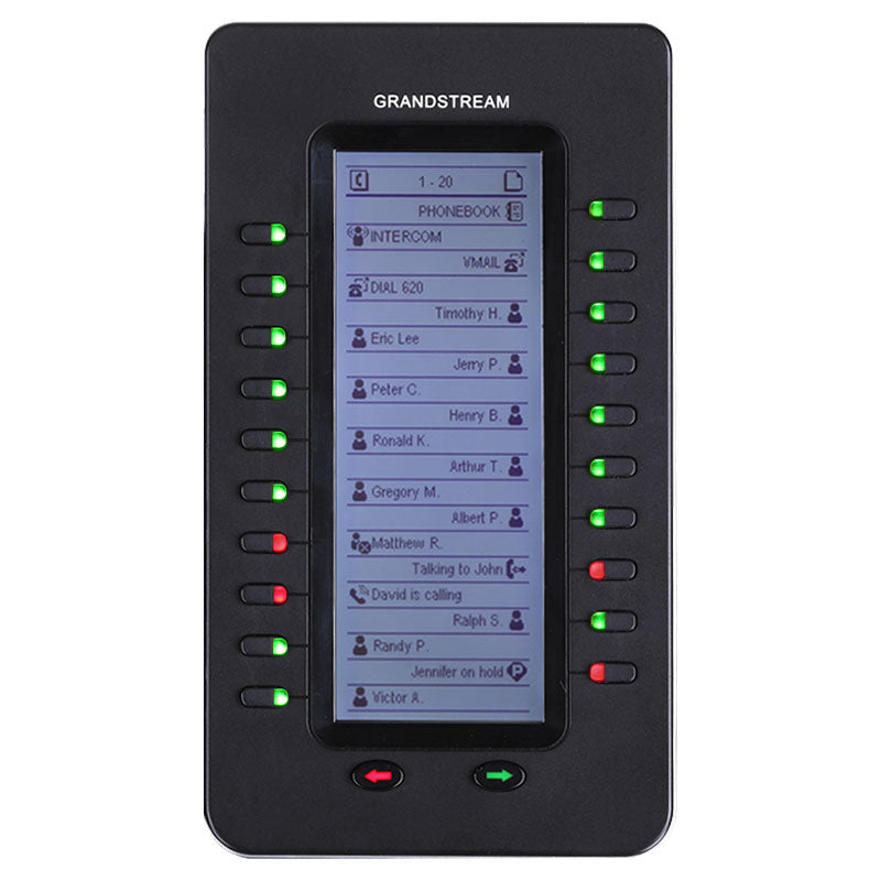 Botonera Grandstream GXP2200EXT, 20 teclas para GXP2140, GXP2170 y GXV3240