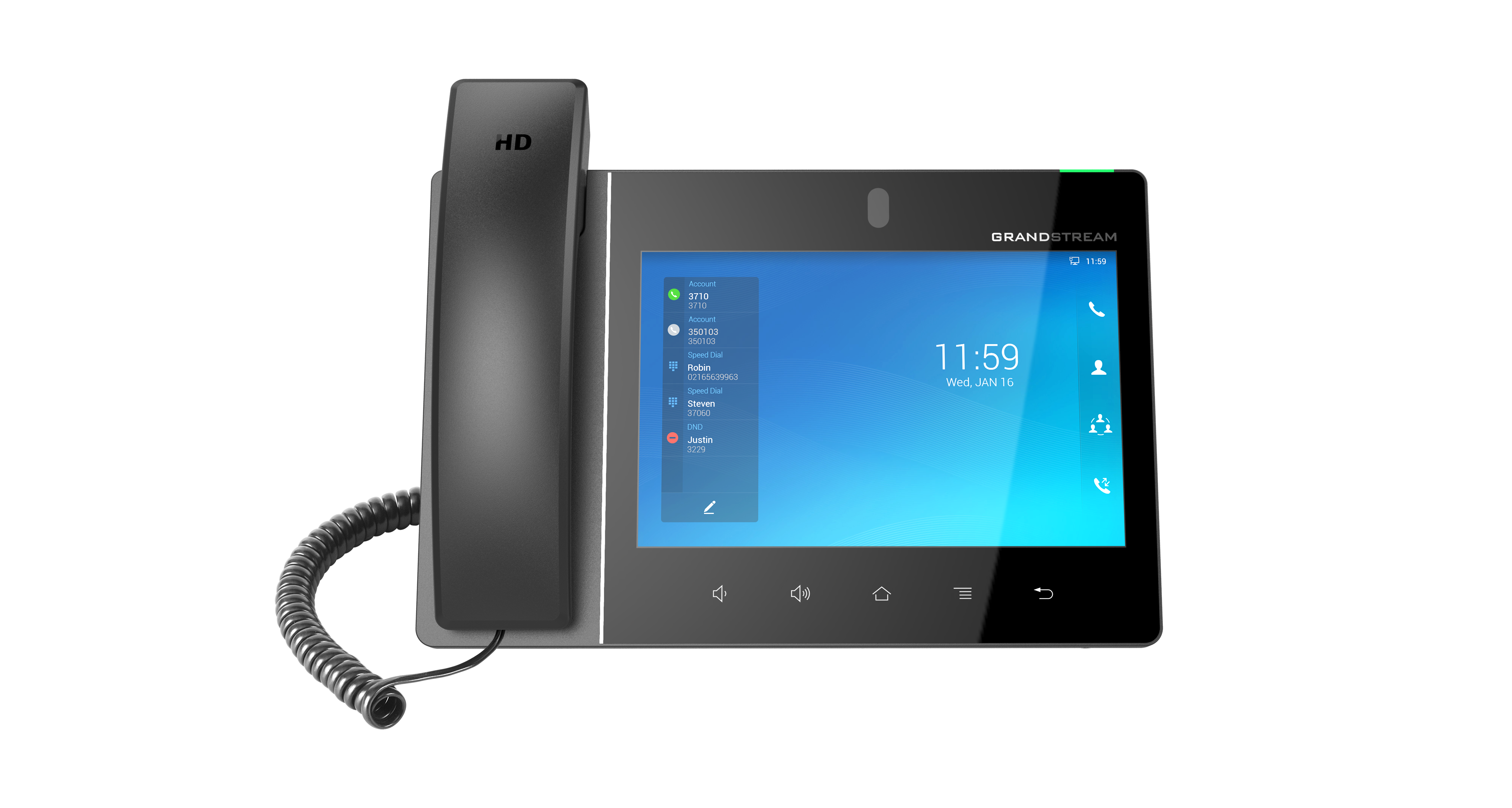 Teléfono-Video IP Grandstream, Android, GXV3380 Pantalla Táctil 8