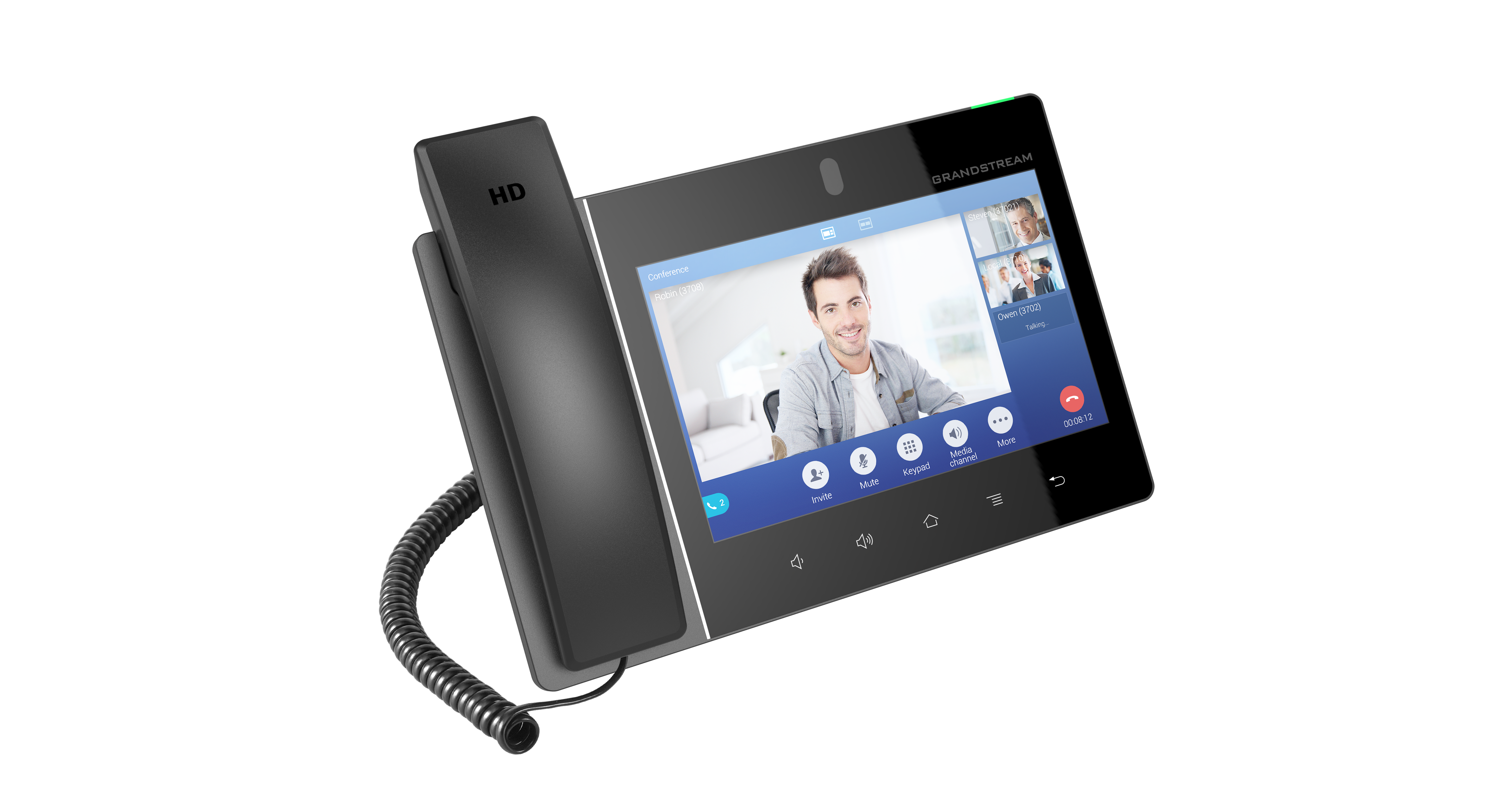 Teléfono-Video IP Grandstream, Android, GXV3380 Pantalla Táctil 8