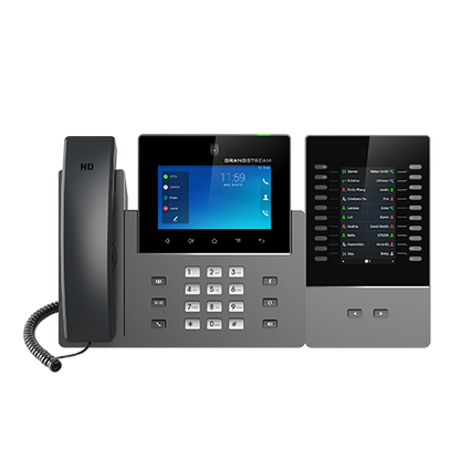 Teléfono-Video IP Grandstream GXV3450, Multimedia, Android 11, Bluetooth y Wi-Fi