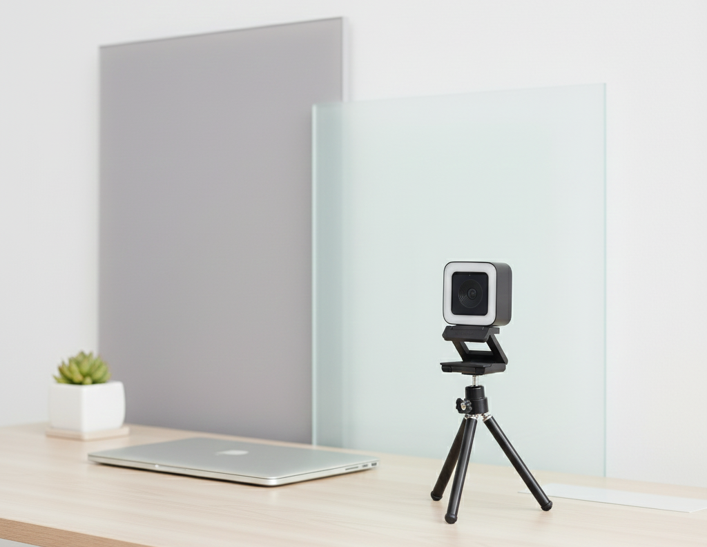 Cámara Web HIKVISION 1080p con aro de luz, Gran Angular, Micrófono, Reducción de Ruido Inteligente