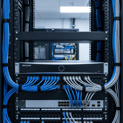 Grabador NVR 12 Megapixel (4K) HIKVISION DS-7608NXI-K2/8P(E), 8 canales IP, 8 Puertos PoE+, 2 Bahías de Disco Duro, 300 Metros PoE Modo Extendido