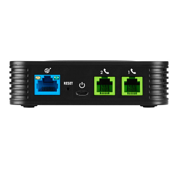 Adaptador Telefónico Análogo (ATA) Grandstream HT802, 2 puertos FXS