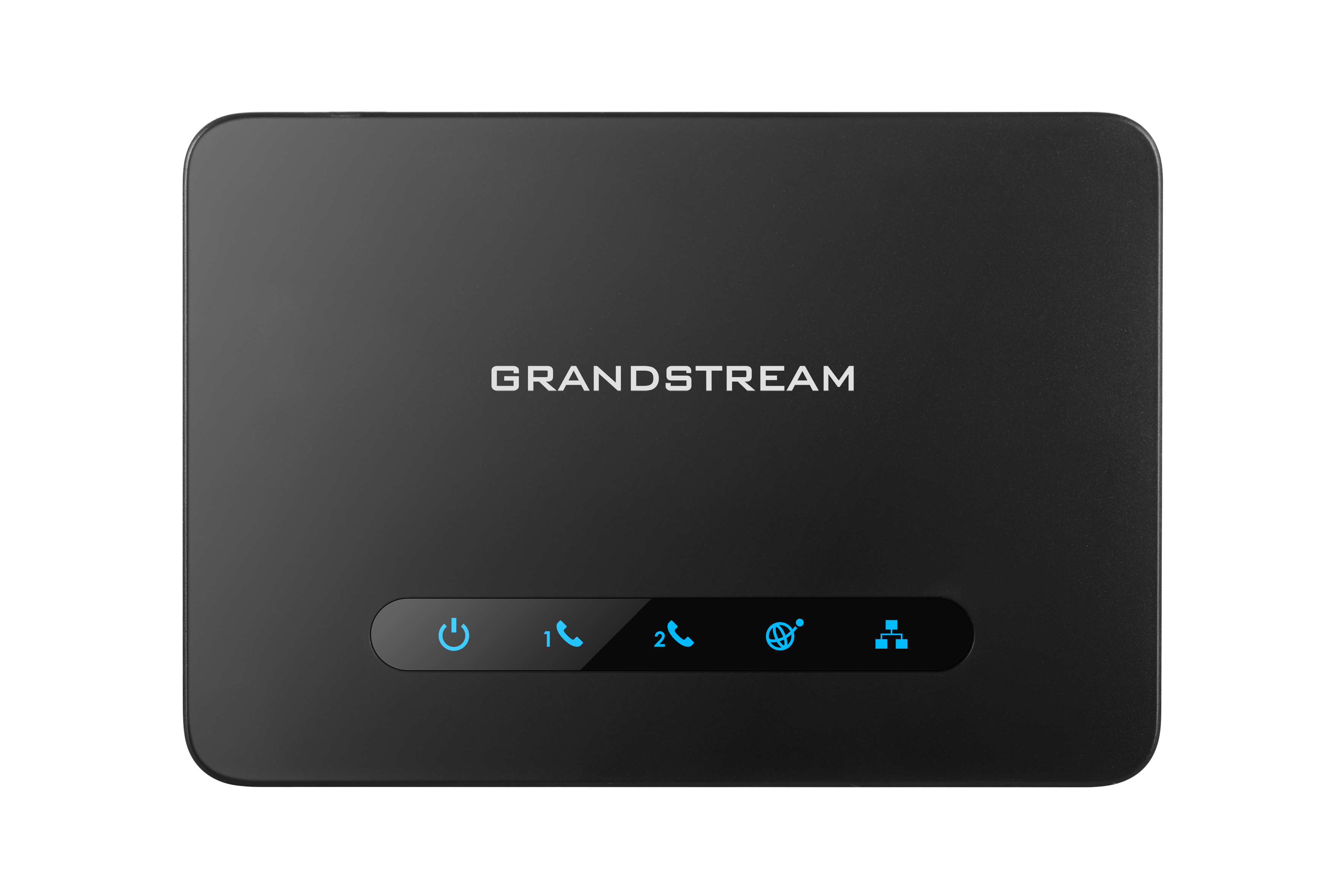 Adaptador Telefónico Análogo (ATA) Grandstream HT812, VOIP 2 puertos FXS y ruteador integrado