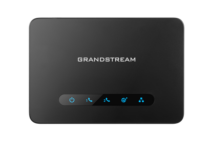Adaptador Telefónico Análogo (ATA) Grandstream HT812, VOIP 2 puertos FXS y ruteador integrado