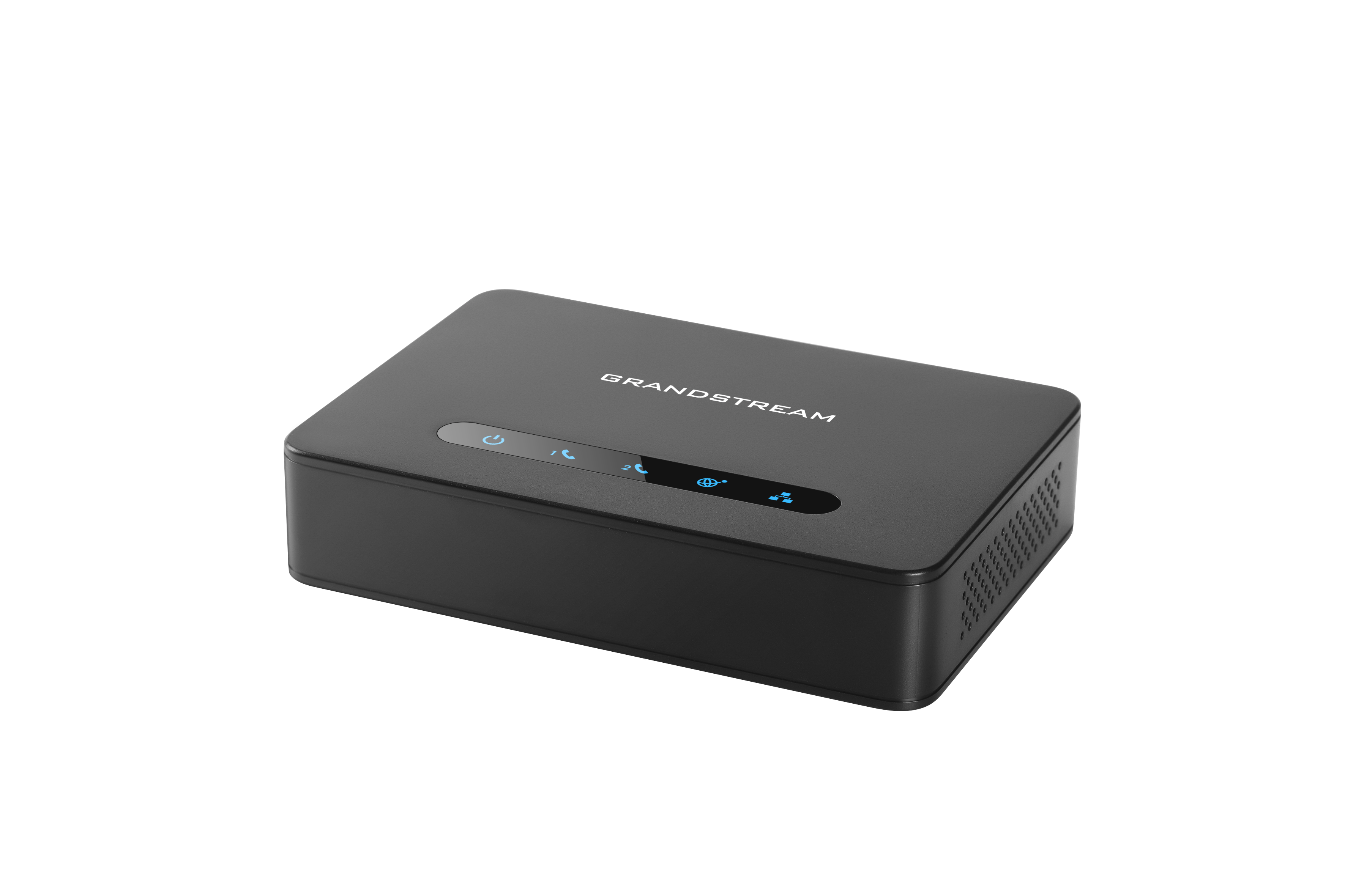 Adaptador Telefónico Análogo (ATA) Grandstream HT812, VOIP 2 puertos FXS y ruteador integrado