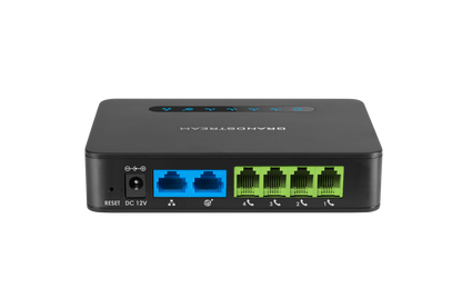 Adaptador Telefónico Análogo (ATA) Grandstream HT814, VOIP, 4 Puertos FXS, Ruteador integrado