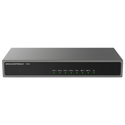 Gateway Análogo a VoIP Grandstream HT841, 4 puertos FXO y 1 puerto FXS, con ruteador integrado