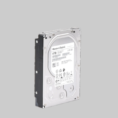 disco duro Western Digital Enterprise 4TB con etiqueta técnica y especificaciones para almacenamiento empresarial continuo