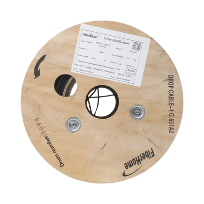 Carrete de 1 km de Fibra Óptica, IC-DROPA2-1C, Linkedpro By Fibrehome Interior/Exterior