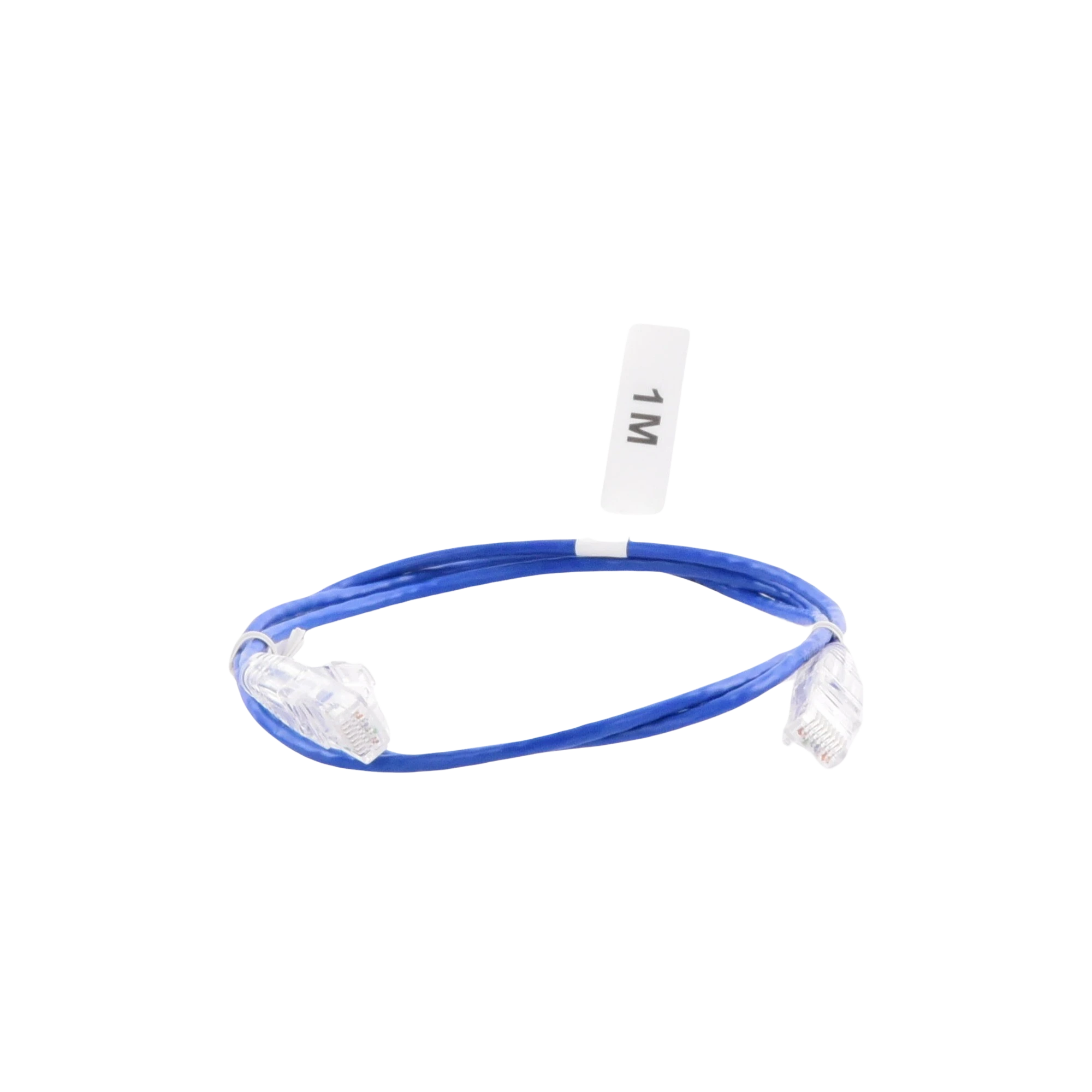 Patch cord, Linkedpro, LP-UT6A-100-BU28, Slim UTP Cat6A - 1 Metro Azul