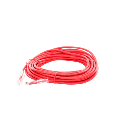 Patch cord, Linkedpro, LP-UT6A-1000-RD28, Slim UTP Cat6A - 10 Metros Rojo